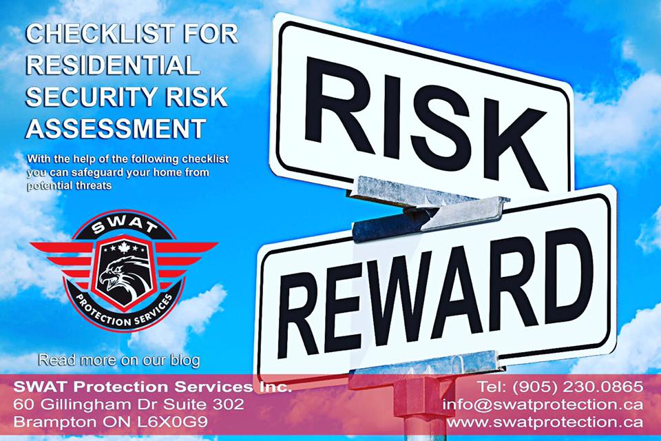 Checklist for Residential Security Risk Assessment